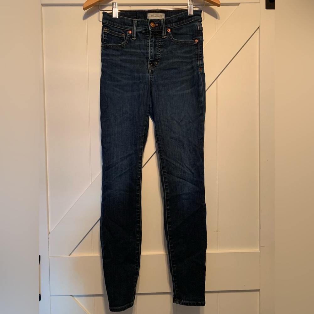 Madewell size 24 nine inch high-rise skinny jeans